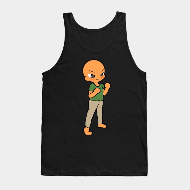 Charlie Spirit Catcher Fighting Original Character Tank Top by LittleGirlYaya